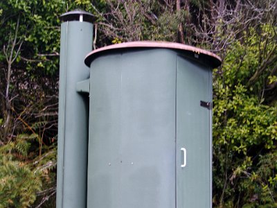 Day 4 - 40th Anniversary trip to NZ  This is a natural compost toilet.  They are not supposed to smell like a hole in the ground.