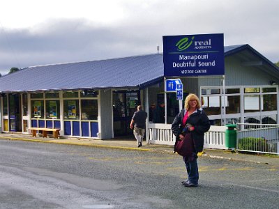 Day 5 - 40th Anniversary trip to NZ  At Manapouri township  we join a tour to Doubtful Sound run by a company called Real Journeys. Excellent company, highly recommended.