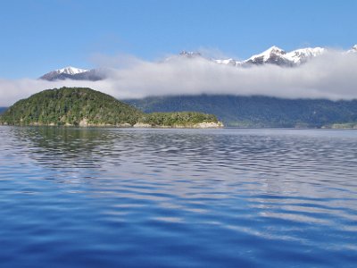 Day 5 - 40th Anniversary trip to NZ  The "Long white cloud" is an incredible phenomenon.  However, this is the only one we see on the trip to the West Arm dock so it must need a certain set of atmospheric conditions to form.