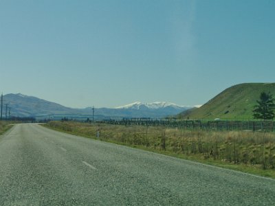 Day 6 - 40th Anniversary trip to NZ  . . . and out the other side.  Farming starts again, this time it's vineyards.