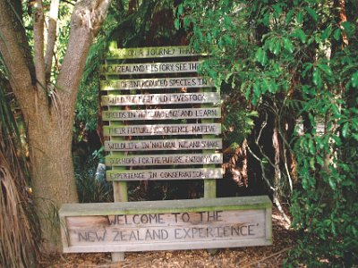 Day 8 - 40th Anniversary trip to NZ -  Willowbank Wildlife Reserve   "Share our hope for the future."  Nice.