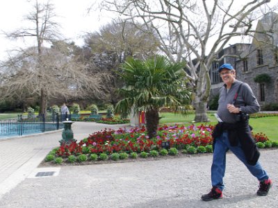 Day 8 - 40th Anniversary trip to NZ -  Jenni explores the city area   And here I am, all smiles, and happy to see my best friend again.  Christchurch, or all of NZ really, gives you a wonderful safe feeling and neither of us were the least bit concerned about the other.  After all, it's not as though we were in Madrid or anything.