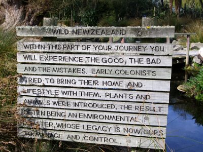 Day 8 - 40th Anniversary trip to NZ -  Willowbank Wildlife Reserve   "The result often being an environmental disaster".