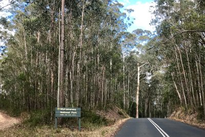 Thursday 19-10-2017 The trip there  There are three beaches within the Murramarang National Park.  Park fees do not apply to us because, as pensioners, we have free entry to all National Parks in NSW except for the Snowy Mountains N.P.