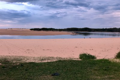 Thursday 19-10-2017 At Depot Beach  A little to the south of us is South Durras.  It is home to a few up-market resorts but is largely unspoiled.  Funny isn't it?  Going to a luxury resort in a wilderness area to enjoy the wilderness.