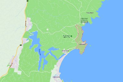 Thursday 19-10-2017 At Depot Beach  Depot Beach is one of three beaches in the Murramarang N.P.  To the north is Pebbly Beach and to the south is North and South Durras.