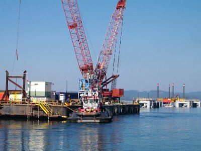 PENT2772-1     MONDAY The Eden Wharf   When complete, cruise ships up to 325m in length will berth alongside the upgraded wharf and passengers will embark/disembark via a gangway to the wharf.