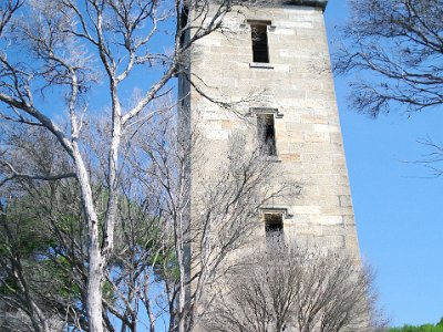 PENT2828-1     MONDAY Boyd's Tower    Whaling was already an established industry when Boyd arrived in the area and he brought with him his own boats and crew, aggressively went into competition with the locals and expanded his fleet until he had nine whaling boats working for him.