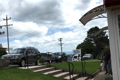 SATURDAY Travel to Hobart Beach  We stop for late lunch at the Cheese Factory at Bodalla some 384 kms (240 mi) away.