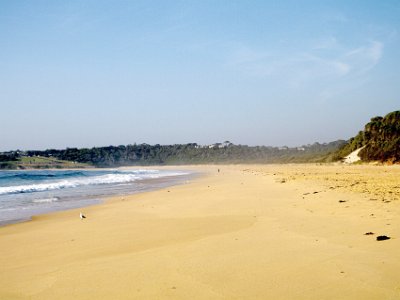 SUNDAY MORNING  Tura Beach  We decide not to walk in either direction but to just enjoy the moment.