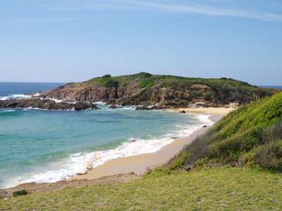 SUNDAY Bournda Island  Looking at the island from the headland.