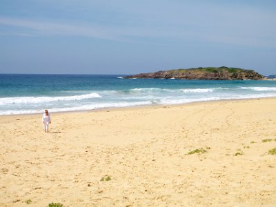 SUNDAY Bournda Beach  It's a difficult trudge back to the access point to collect our footwear and the car.