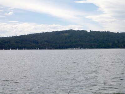 SUNDAY Wallagoot Lake  The Wallagoot Lake  Boat Club is holding a regatta near the shores opposite. This from their website: "The pristine Wallagoot Lake is situated half way between Merimbula and Tathra."  Pristine?