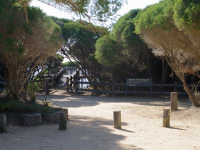 TUESDAY North Tura Beach  Although isolated, the parking area is very well maintained.