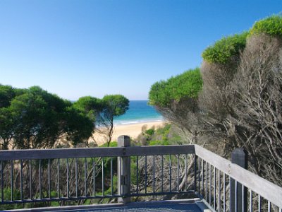 TUESDAY North Tura Beach  It's a stunning day; the water is calm and very blue