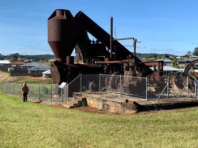 And here's a reminder of why this area is what it is: the remains of a saw mill.