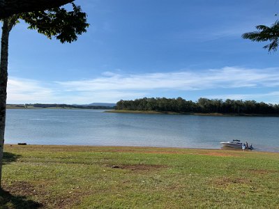 We then visit Lake Tinaroo.  Tinaroo Dam was constructed in 1952 when the Barron River was dammed to supply irrigation water to farming areas of the Atherton Tablelands.