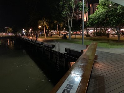 Cairns is beautiful by night.