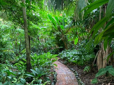 "The heritage listed paths were constructed from the 1960's from recycled materials."