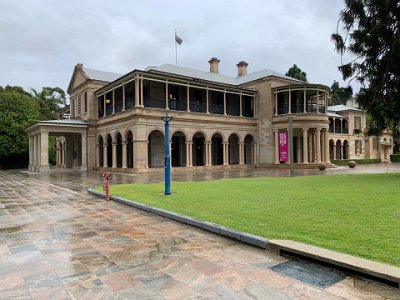 The building was constructed to accommodate the first Governor of Queensland, Sir George Bowen, and his family. On 22 May 1860, the first Queensland parliament met and, one month later, voted to fund a new government house. There was an issue with the building being built in Brisbane, as the capital of Queensland had not yet been decided.