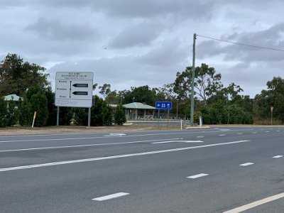 Road signs like this, telling you if the road is open ahead, is a bit different.