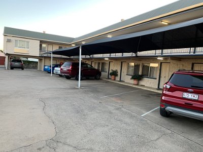 We get into Rockhampton in the early evening and check into our motel. It is a dreadful dump - our second crappy motel in a row. Little do we know that worse is to come.