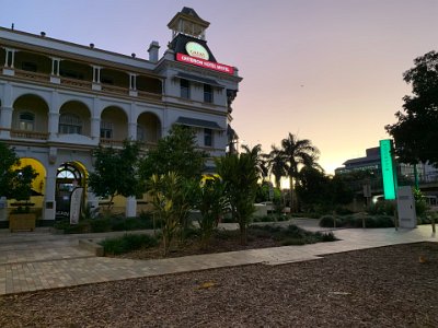 The Criterion Hotel is a heritage listed hotel in Quay Street.  It was built in 1890 and added to the Queensland Heritage Register in 1992.