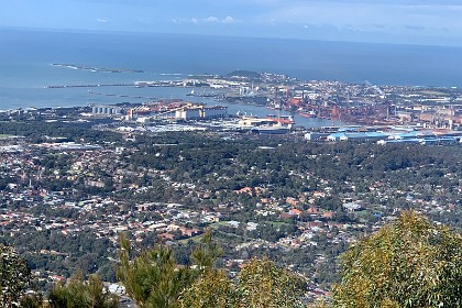 Tuesday 26 July 2022 Bluescope Steel at Port Kembla.   "The Port Kembla steelworks is still the largest of the company's global operations, where currently 2.6 million tonnes of raw steel are produced each year."