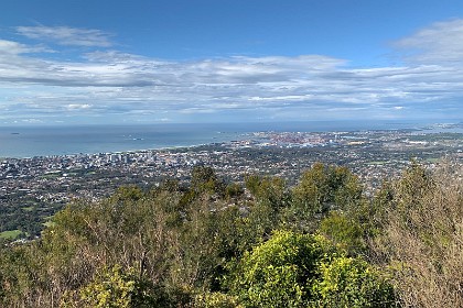 Tuesday 26 July 2022 Wollongong on the left and Port Kembla on the right.