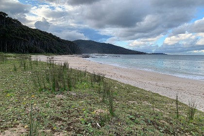 Saturday 28 May, 2022 - Depot Beach The sea is amazingly calm.