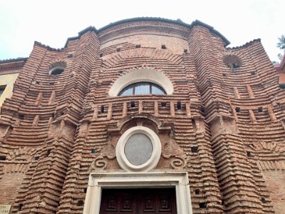 Monday, 13 March 2023 The Chiesa della Maddalena, completed in 1749 but the facade remains unfinished.  It's in the late Baroque style & was built on the site of chapel established in 1442.