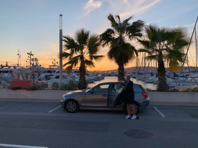 Thursday, 9 March 2023 Sussie & her little deisel BMW (this car replaced her much beloved BMW Series 1 Convertible that was destroyed in the 2015 flood).