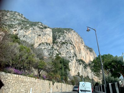 Tuesday, 7 March 2023 Sussie loves these limestone cliff faces; once at the bottom of an ocean.