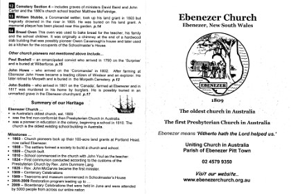 18th September, 2025  Information from the church pamphlet - Pages 1 and 4. (Page 1 on your right)