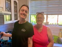 Xmas at Kandos with Jacqui and Jess 25/12/2025  Jacqui got a lot of help from Jessie to prepare the meals.