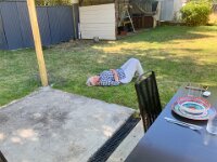 Xmas at Kandos with Jacqui and Jess 25/12/2025  Jenni rested before the meals were served. This morning she had done all the driving from Mt Colah to Kandos.