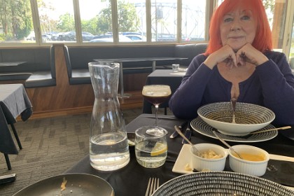 Sunday, 5th July 2025  We finish our lobster bisque and resist the temptation to lick the bowl.