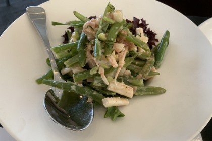 Sunday, 5th July 2025  Toshi also breaks open all of the legs, extracts the meat and makes a garden salad with  it.