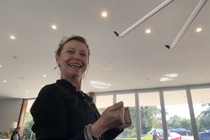 Sunday, 5th July 2025  Kelly is a great Showman (woman). She always seems to be in very high spirits and this is nice.
