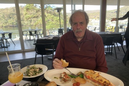 Sunday, 5th July 2025  I eat a potato cake and leave the lobster for last. That's a habit I've carried over from childhood, leave the best to last.