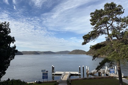 Sunday, 5th July 2025  The view up the Hawkesbury River is quite beautiful.
