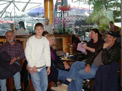 Tuesday 11  April, 2006   We had an excellent coffee in the Hangar 7 coffee bar.