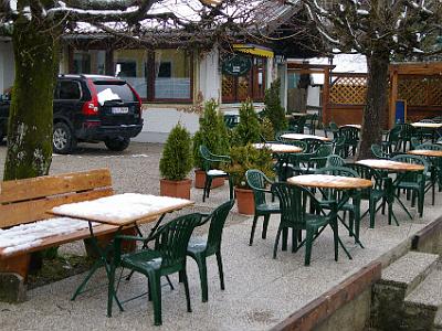 Tuesday 11  April, 2006   But it was incredibly cold so we dashed into a Gasthaus for a hot chocolate . . .