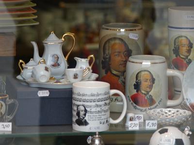 Monday 10  April, 2006   . . . coffee cups, tea sets, plates, beer steins, glasses, salt & pepper shakers, or . . .