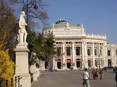 Saturday 8 April, 2006  . . . the K K Hofberg Theater.  The Burgtheater is the Austrian National Theatre and is one of the most important German language theatres in the world.