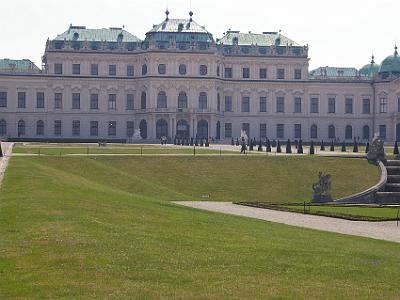 Sunday 9  April, 2006  The Upper Belvedere was built in 1720-1723 and it was originally intended to provide a suitable end to the main garden axis.