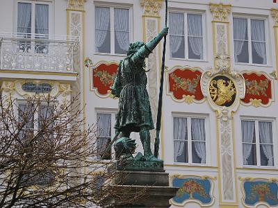 Thursday 13 April, 2006   Highly decorated buildings are a feature of some Tyrolian and Bavarian villages.