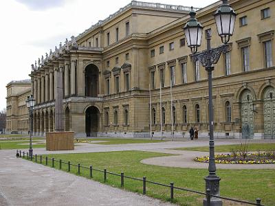 Friday 14 April, 2006  The Residenz is the former royal palace of the Bavarian monarchs.  The Residence is the largest downtown palace in Germany and serves today as one of the finest room decoration museums in Europe.