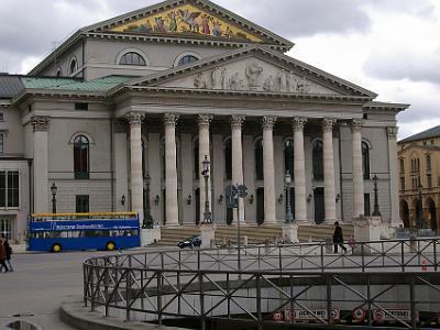 Friday 14 April, 2006  Bavarian State Opera on Max-Joseph-Platz. It has been in existence since 1653 and its orchestra is the Bavarian State Orchestra.