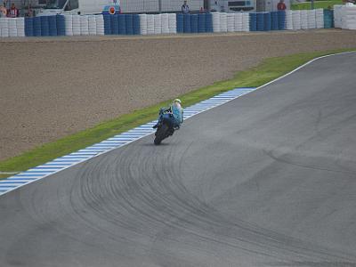 Saturday 25 March, 2006  Either John Hopkins or Chris Vermeulen on a factory Suzuki.